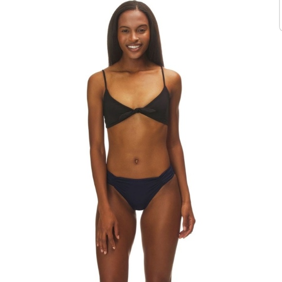 L*SPACE Teal Monique Full Cut Bikini Bottin NWOT - Picture 4 of 6